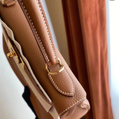 G053 Gold 37 Togo Leather