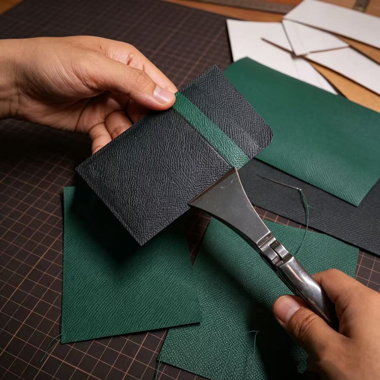 P037 Vert Cypress 6O EP Leather