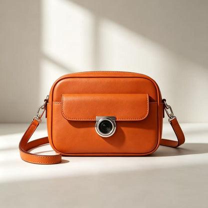 B011 Orange Hermes 93 Boite(Box Calf) Leather