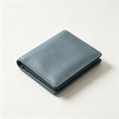 S024 Dusty Blue French Alran Sully Leather