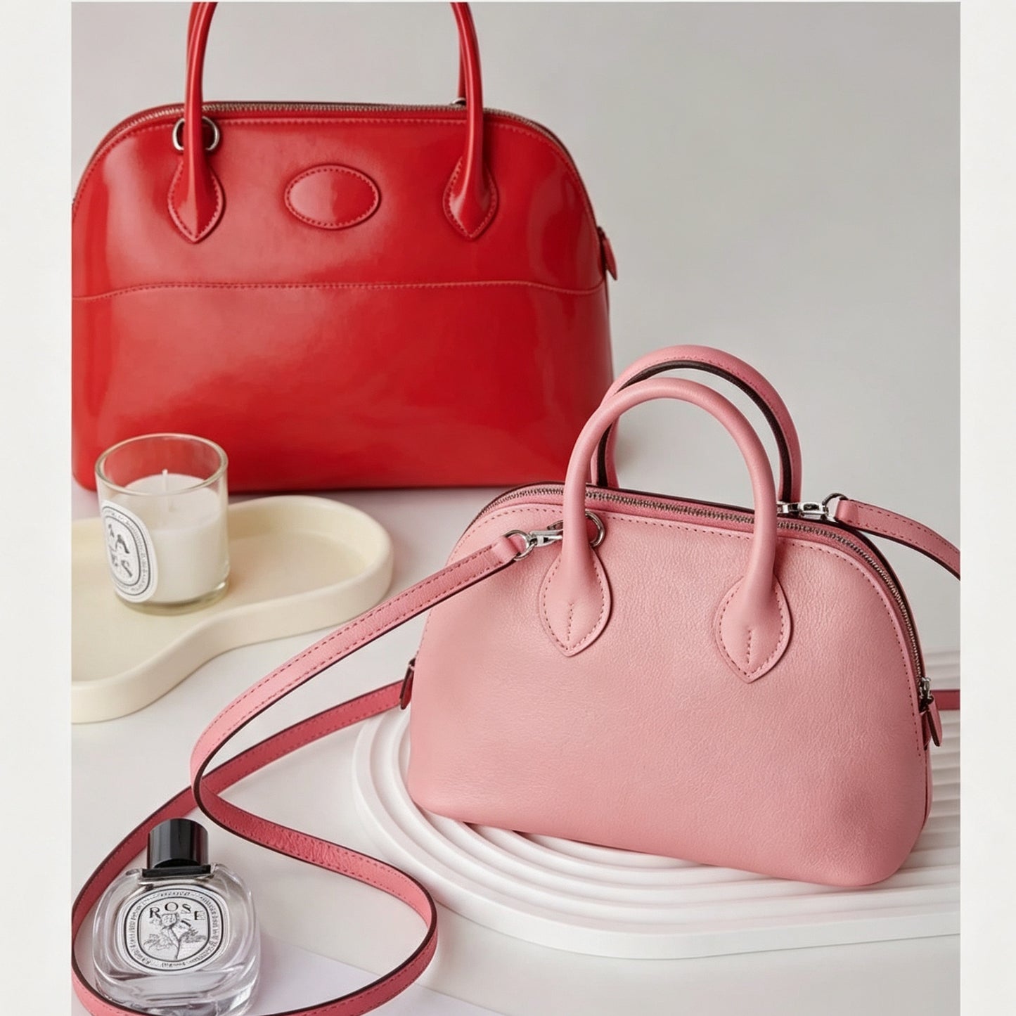 E010 Rouge garance EVE Leather