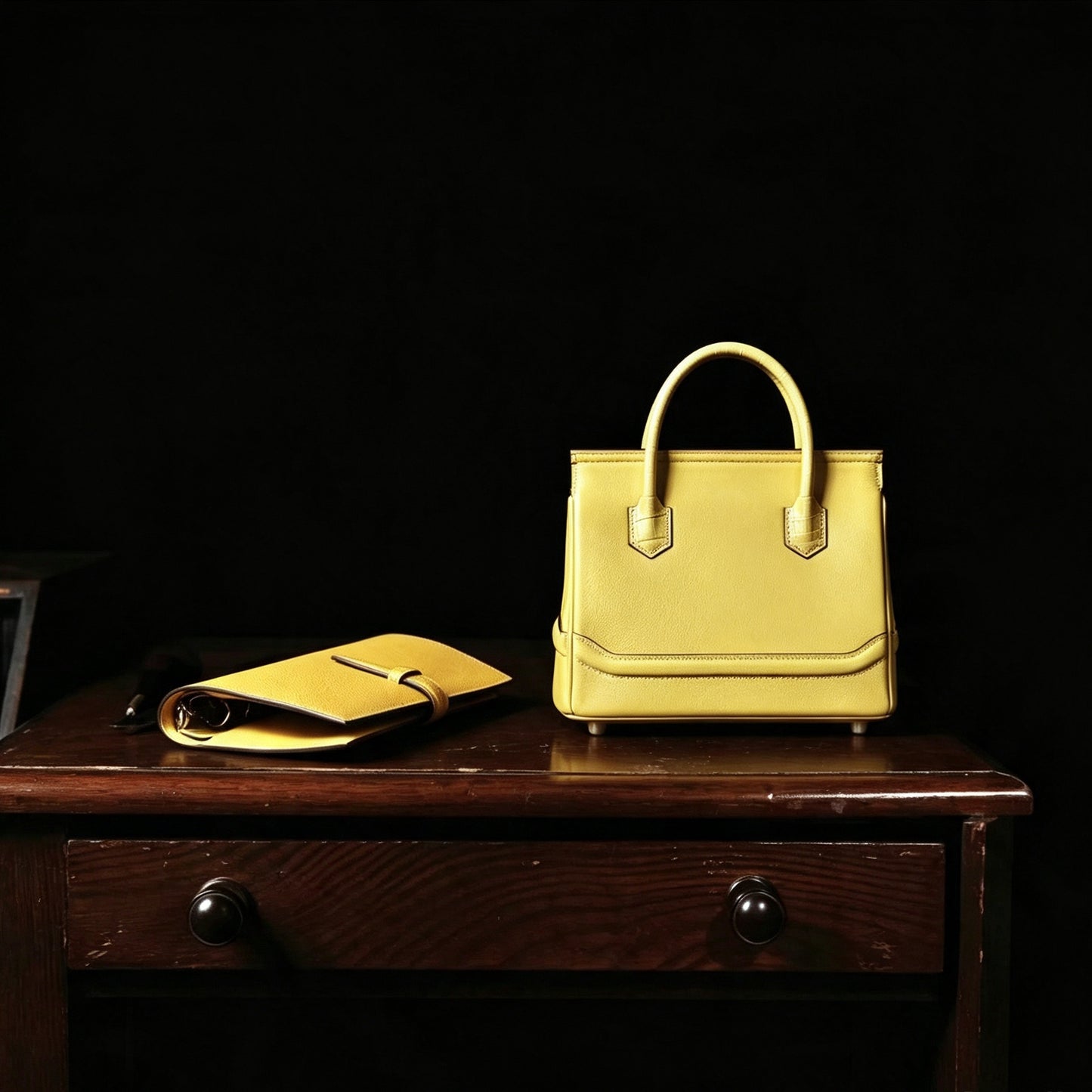 E004 Jaune Poussin EVE Leather