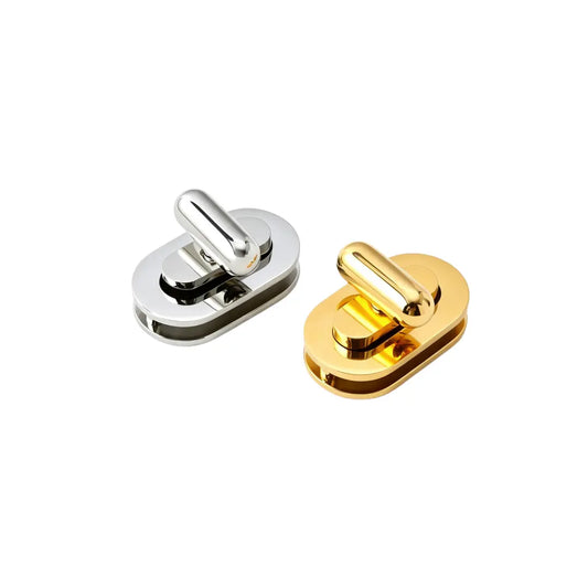 1273 Stainless Steel Twist Lock  ,Gold/silver
