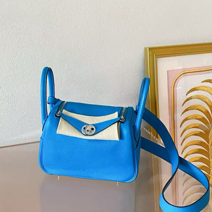 G033 Bleu Frida 0F Togo Leather
