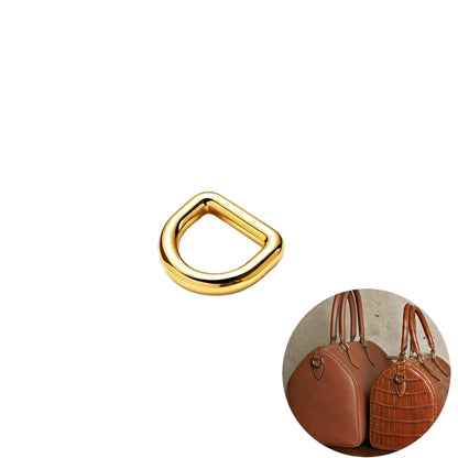 1234 Stainless steel D-Ring,Gold/silver,Multiple size