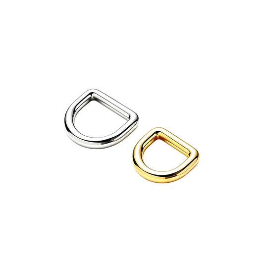 1234 Stainless steel D-Ring,Gold/silver,Multiple size