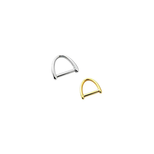 1238 Stainless steel Mini D-Ring,Gold/silver,Multiple size