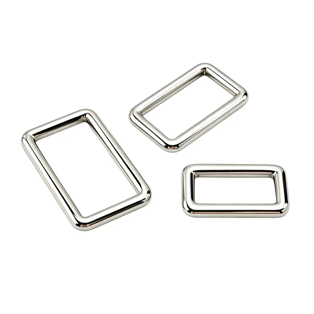 1240 Stainless steel square ring buckle,Gold/silver,Multiple size