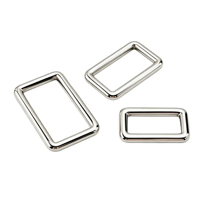 1240 Stainless steel square ring buckle,Gold/silver,Multiple size