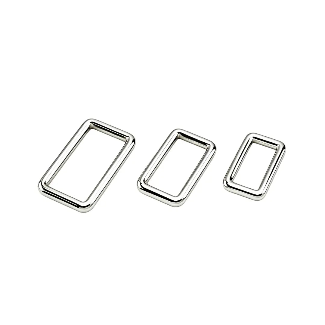 1240 Stainless steel square ring buckle,Gold/silver,Multiple size