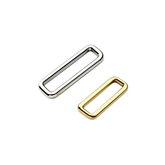 1241 Stainless steel square ring buckle,Gold/silver,Multiple size