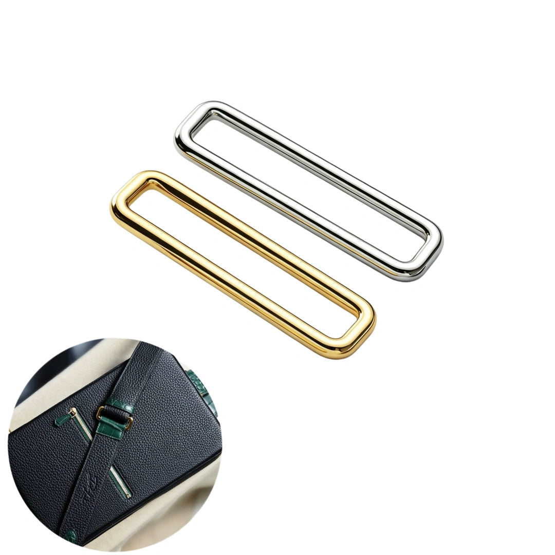 1241 Stainless steel square ring buckle,Gold/silver,Multiple size