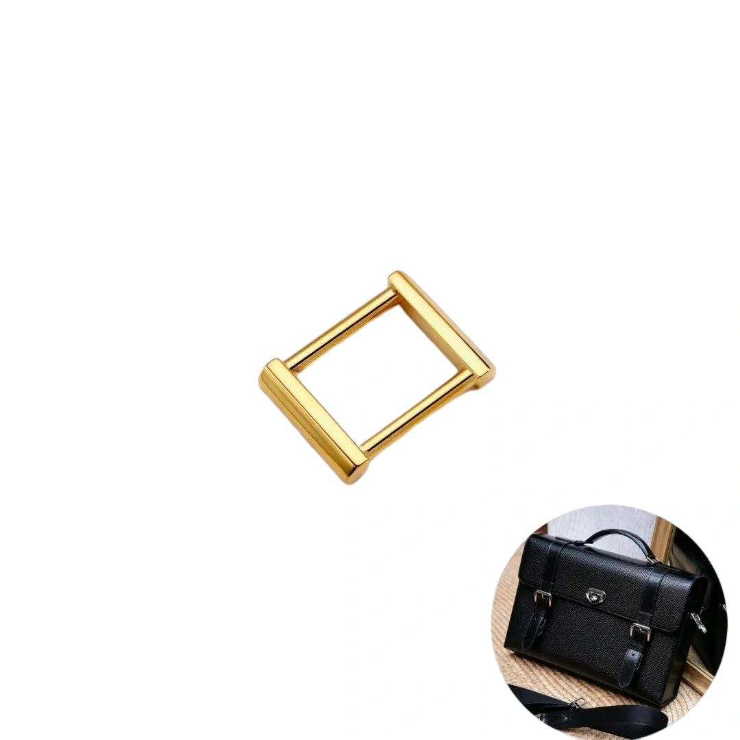 1244 Stainless steel square ring buckle,Gold/silver