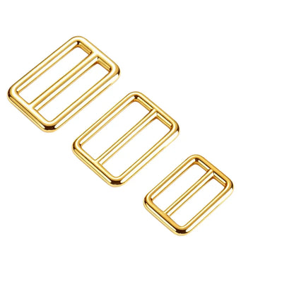 1245 Stainless steel Tri-Glide Buckle,Gold/silver,Multiple size