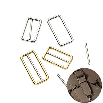 1246 Stainless steel  Detachable Adjustable Tri-Glide Buckle,Gold/silver,Multiple size