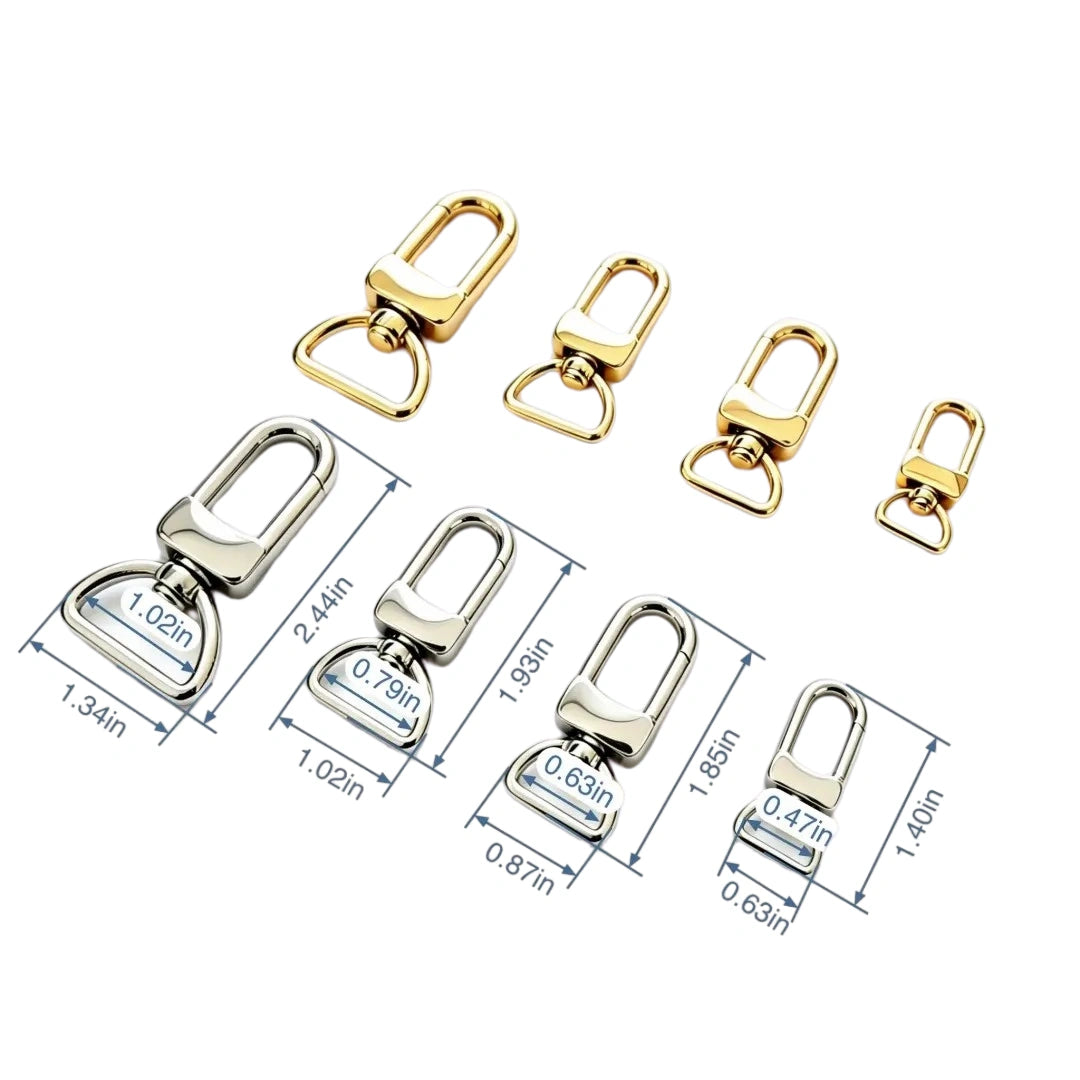 1248 Stainless steel  Swivel Bolt Snaps,Gold/silver,Multiple size