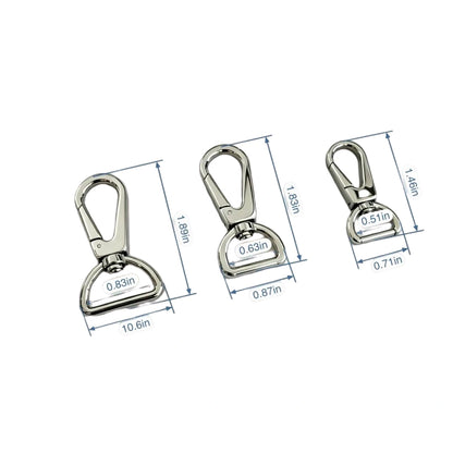 1249 Stainless steel  Swivel Bolt Snaps,Gold/silver,Multiple size