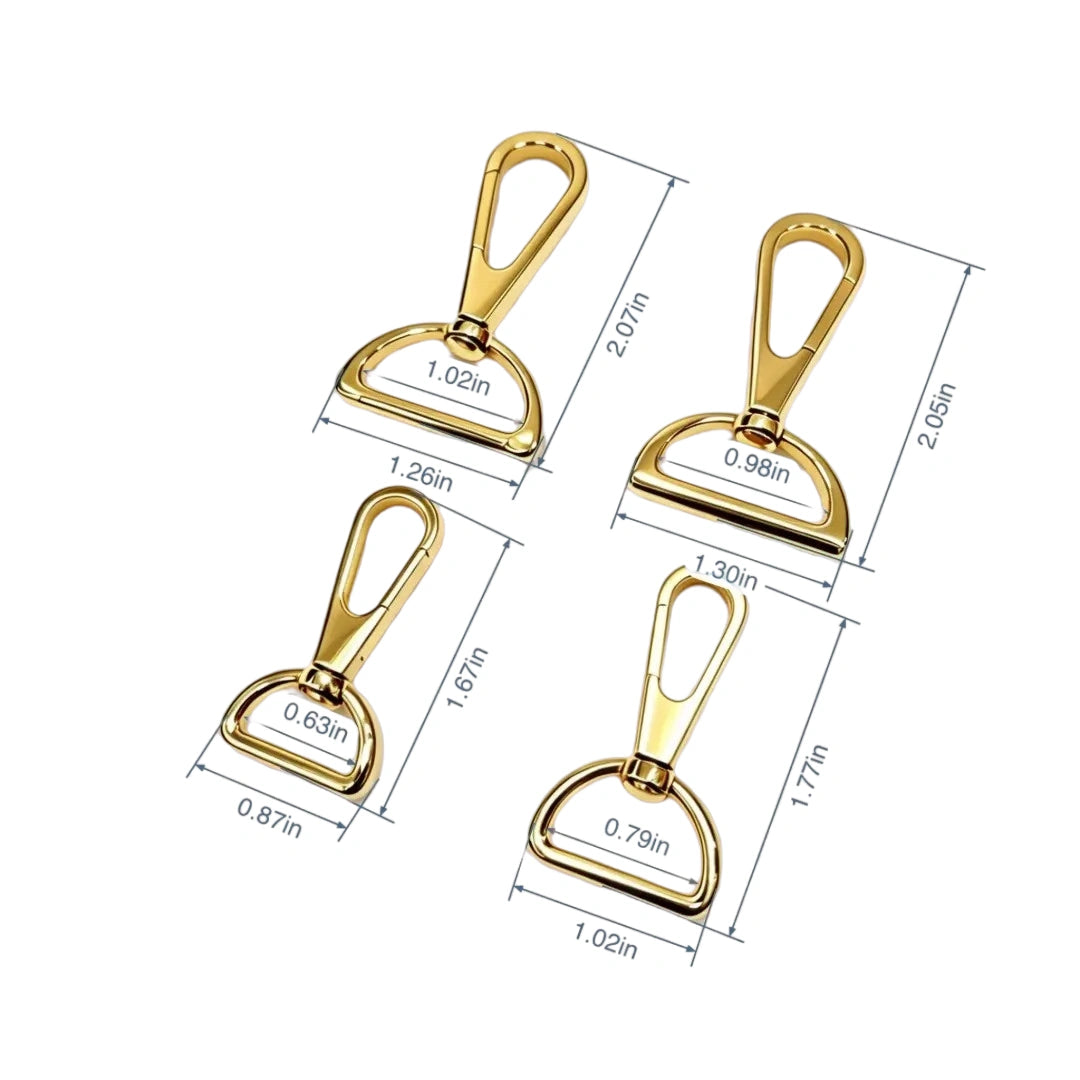 1250 Stainless steel  Swivel Bolt Snaps,Gold/silver,Multiple size