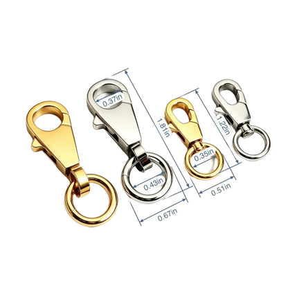 1251 Stainless steel  Swivel Bolt Snaps,Gold/silver,Multiple size