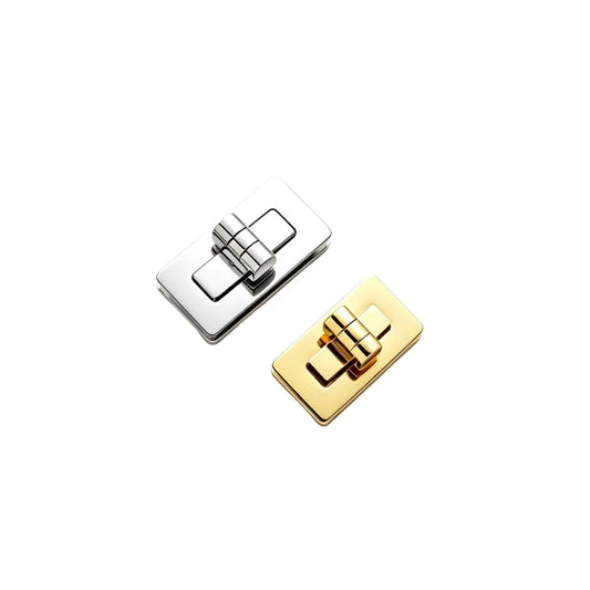 1272  Stainless Steel Twist Lock ,Gold/silver,Two sizes