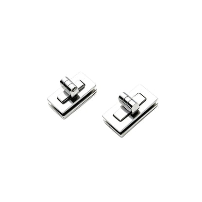 1272  Stainless Steel Twist Lock ,Gold/silver,Two sizes