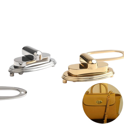 1274 Stainless Steel Twist Lock  ,Gold/silver