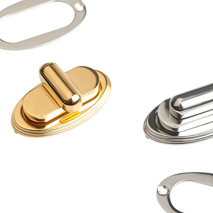 1274 Stainless Steel Twist Lock  ,Gold/silver