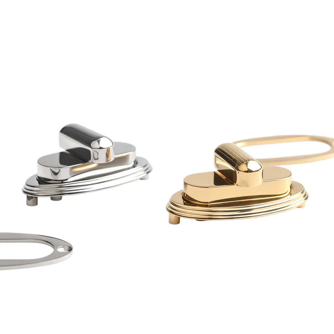 1274 Stainless Steel Twist Lock  ,Gold/silver