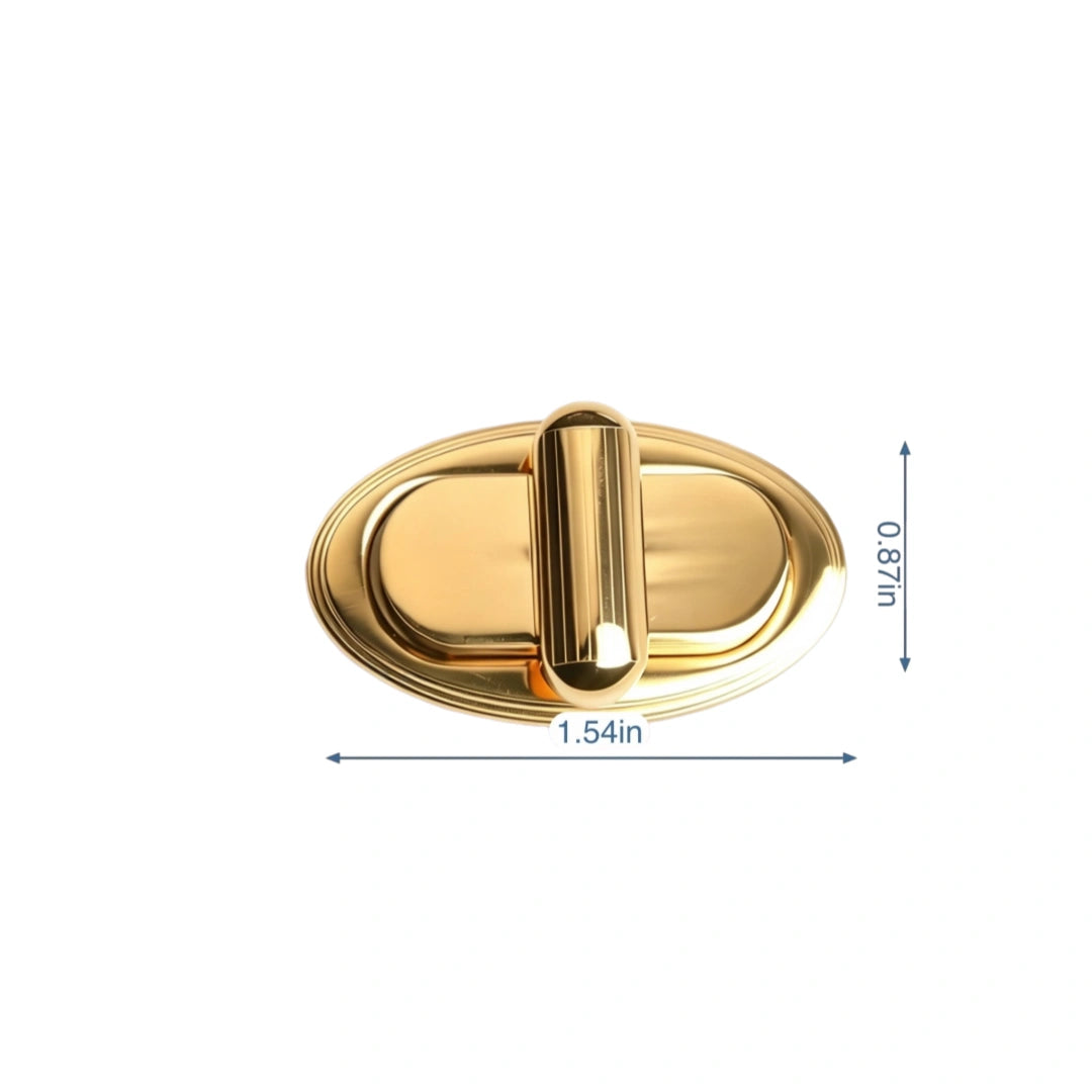 1274 Stainless Steel Twist Lock  ,Gold/silver