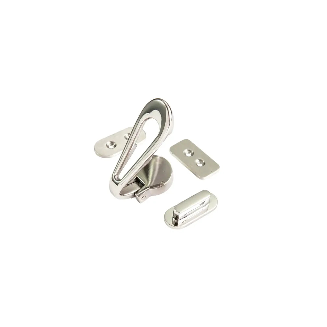 1276 Stainless Steel Water-Drop Turn Lock   ,Gold/silver