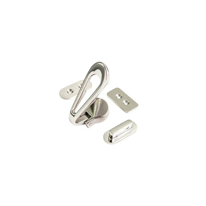 1276 Stainless Steel Water-Drop Turn Lock   ,Gold/silver
