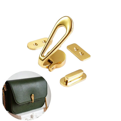 1276 Stainless Steel Water-Drop Turn Lock   ,Gold/silver