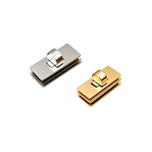 1271  Stainless Steel Twist Lock ,Gold/silver,Two sizes