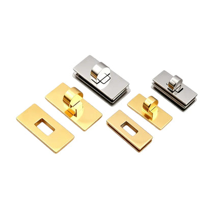 1271  Stainless Steel Twist Lock ,Gold/silver,Two sizes