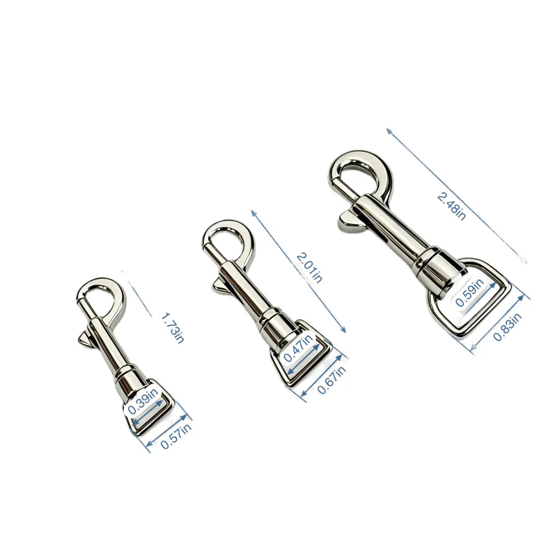 1255 Stainless steel  Swivel Bolt Snaps,Gold/silver,Multiple size