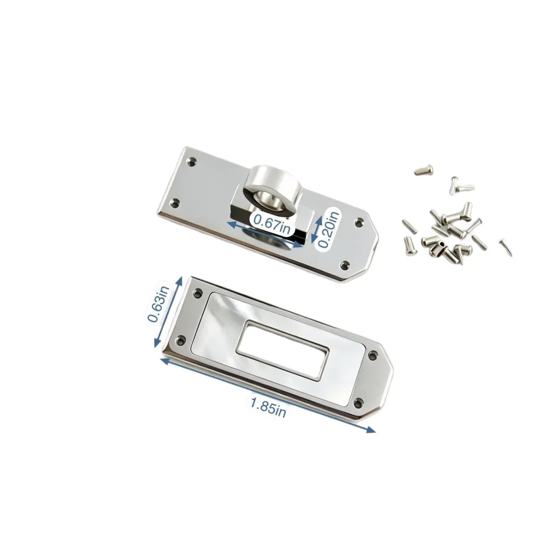 1260 Stainless Steel Luxury Natural Mother of Pearl Turn Lock & Belt Buckle,Gold/silver