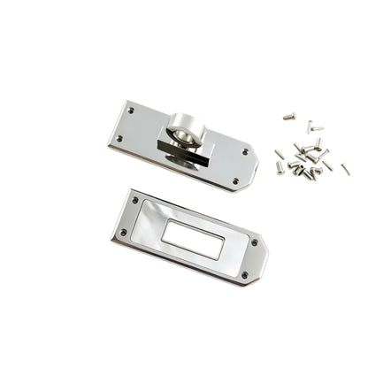 1260 Stainless Steel Luxury Natural Mother of Pearl Turn Lock & Belt Buckle,Gold/silver