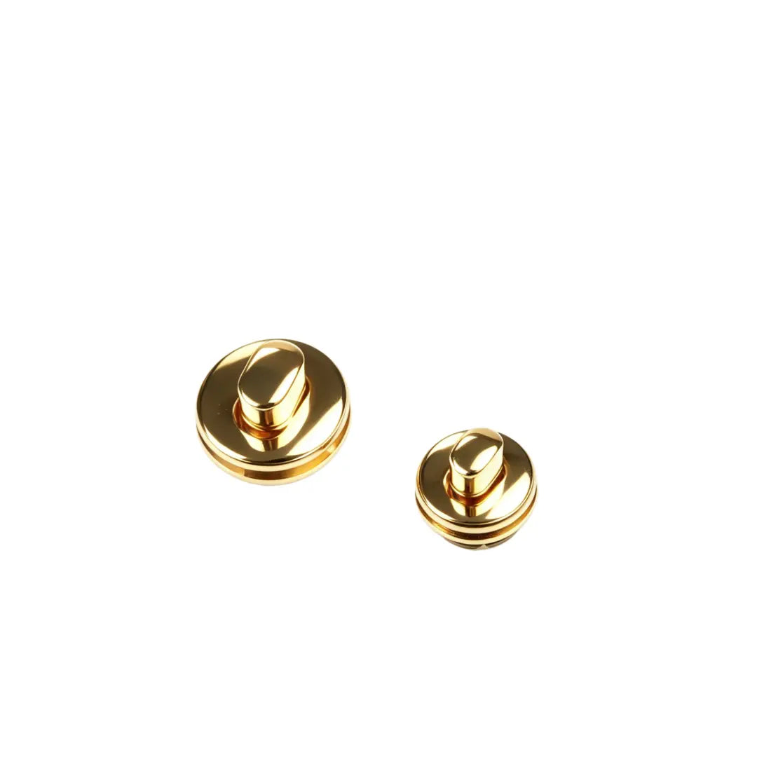 1257 Luxury Natural Mother of Pearl Premium Stainless Steel Mini Twist Lock,Gold/silver