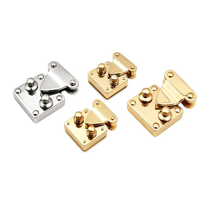 1269 Triangle Stainless Steel Press Lock,Gold/silver,Two sizes