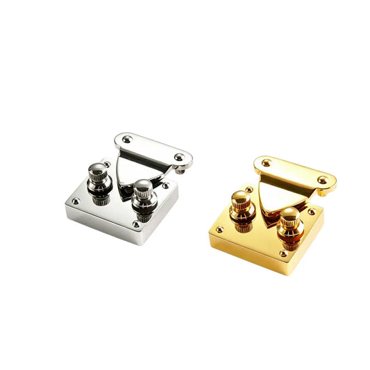 1269 Triangle Stainless Steel Press Lock,Gold/silver,Two sizes