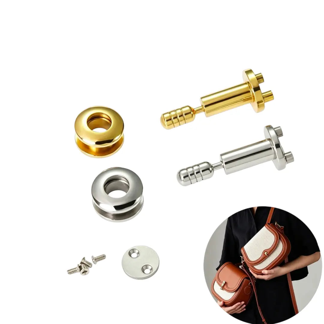 1270 Stainless Steel Spring Turn Lock,Gold/silver