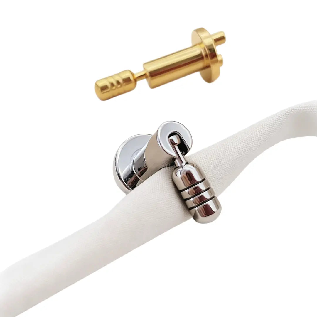 1270 Stainless Steel Spring Turn Lock,Gold/silver