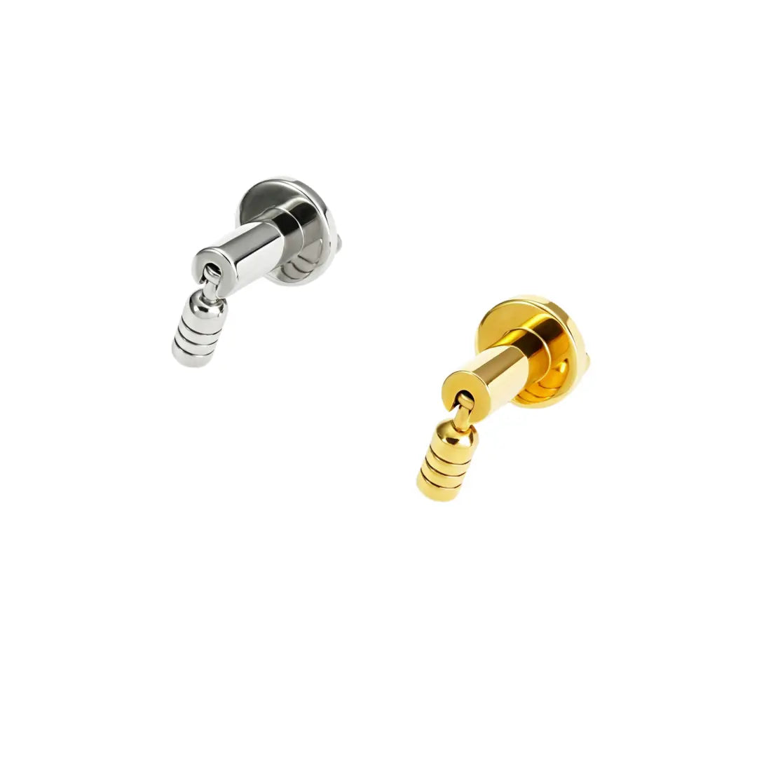 1270 Stainless Steel Spring Turn Lock,Gold/silver