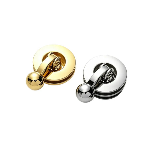 1275 Stainless Steel Spring Turn Lock,Gold/silver