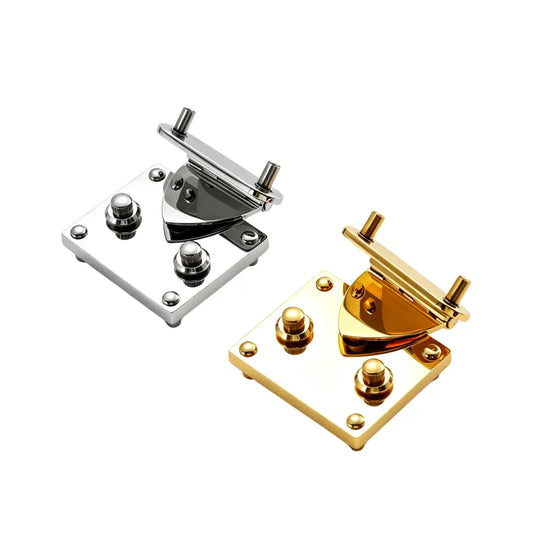 1283 Stainless Steel Spring Latch Lock for Wooden Boxes ,Gold/silver