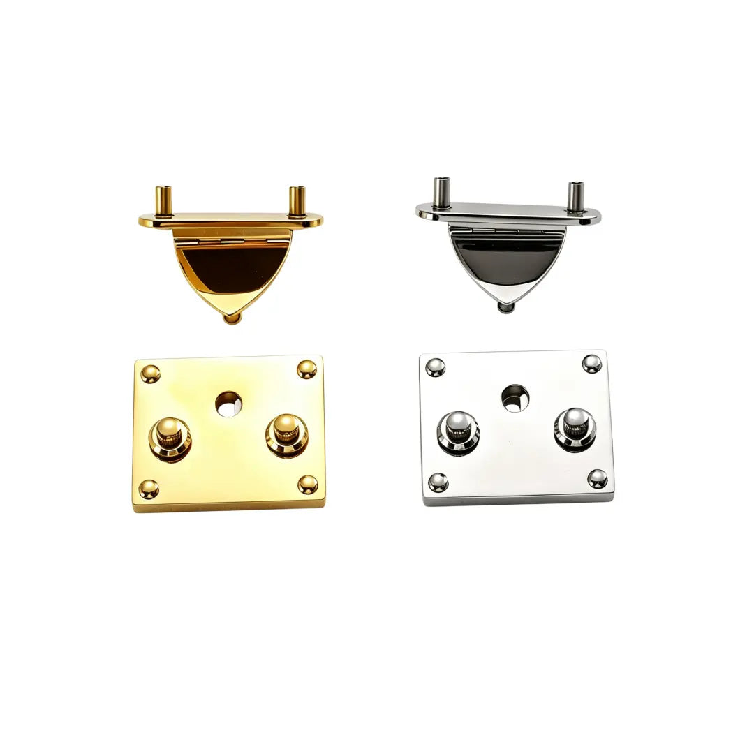 1283 Stainless Steel Spring Latch Lock for Wooden Boxes ,Gold/silver