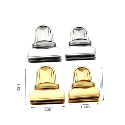 1280 Stainless Steel Push Lock ,Gold/silver,Two sizes