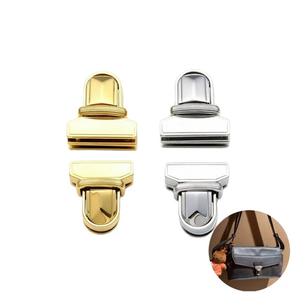 1280 Stainless Steel Push Lock ,Gold/silver,Two sizes