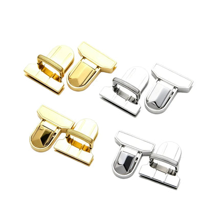 1280 Stainless Steel Push Lock ,Gold/silver,Two sizes