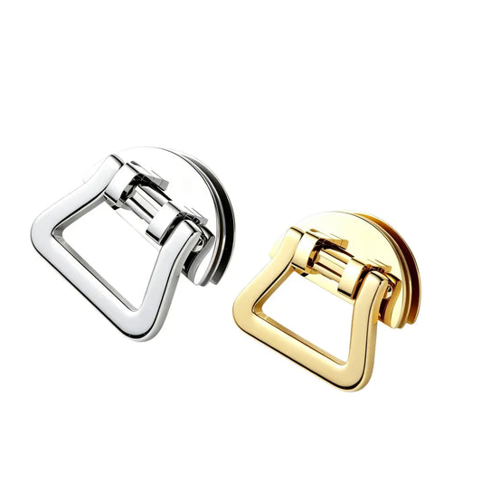 1282 Stainless Steel Horseshoe Turn Lock ,Gold/silver
